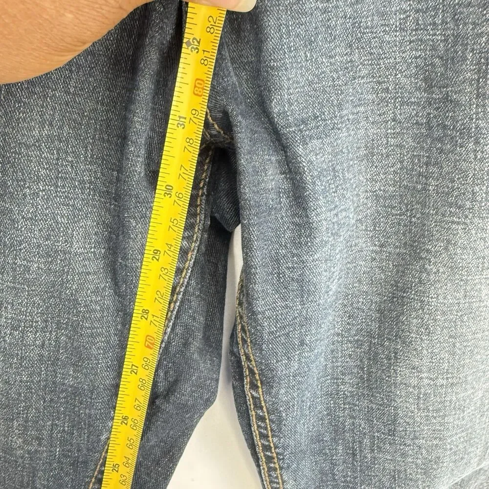 Men's Urban Star Jeans Straight Stretch Medium Wash 5 Pocket Size 36x32